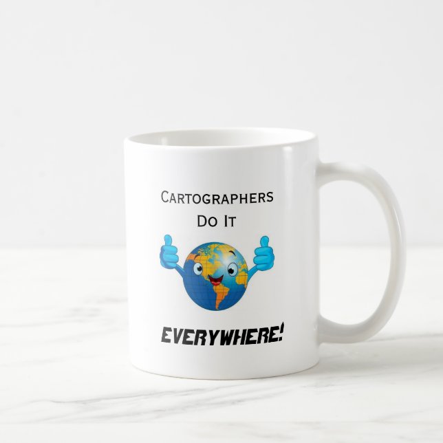 Mug Les cartographes le font partout (Droite)