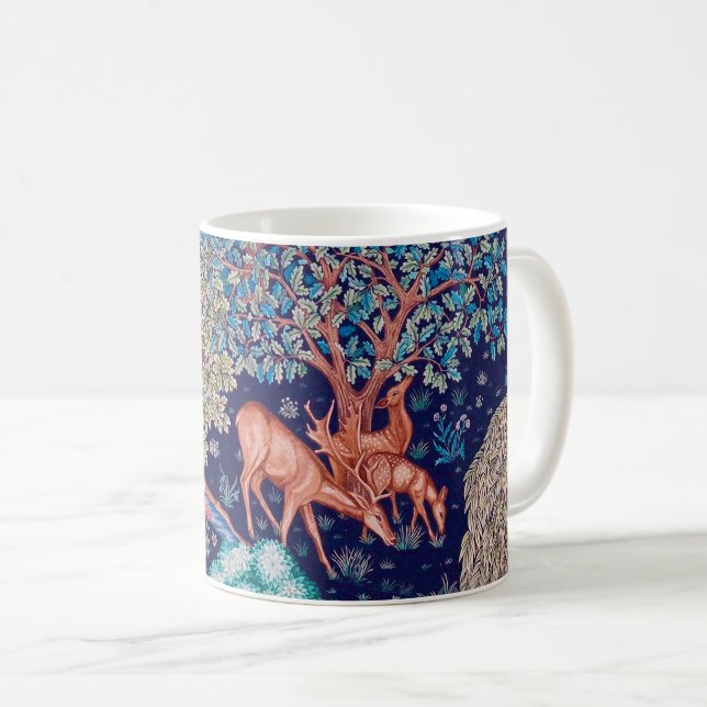 Mug Les cerfs dans la forêt, William Morris (Devant droit)