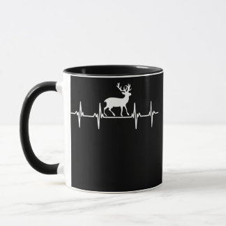 Mug Les cerfs derrière le chevreuil buck forêt bois bo