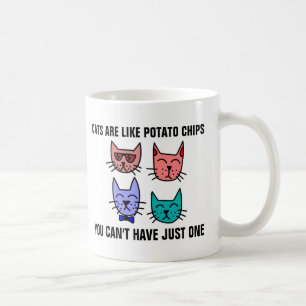 MUG LES CHATS SONT COMME DES CHAUSSURES DE POMME DE TE