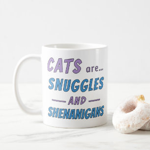 Mug Les chats sont des câlins et des espiègleries