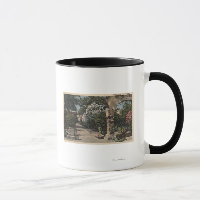 Mug Les chemins du jardin de la Mission Patio (Droite)