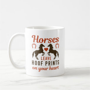 Mug Les Chevaux Laissent Des Imprimantes De Chou Sur V