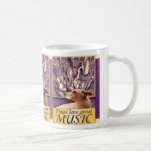 Mug Les chiens aiment la grande MUSIQUE