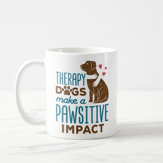 Mug Les chiens de thérapie font un impact négatif (Gauche)