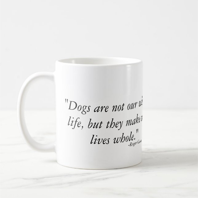 Mug Les chiens guérissent nos vies - Weimaraner (Gauche)