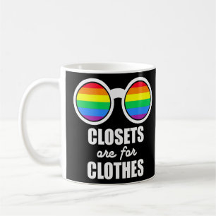 Mug Les Closets LGBT Pride Sont Pour Les Vêtements Rai