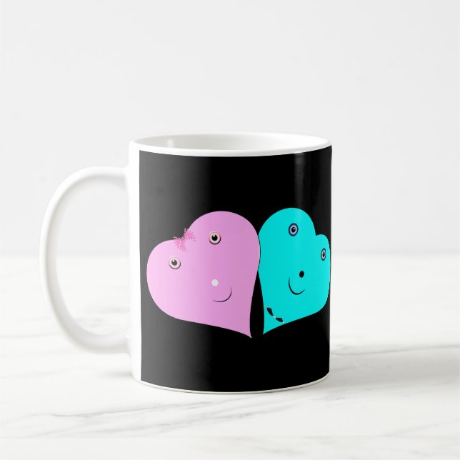 Mug les coeurs de m. & mrs (Gauche)