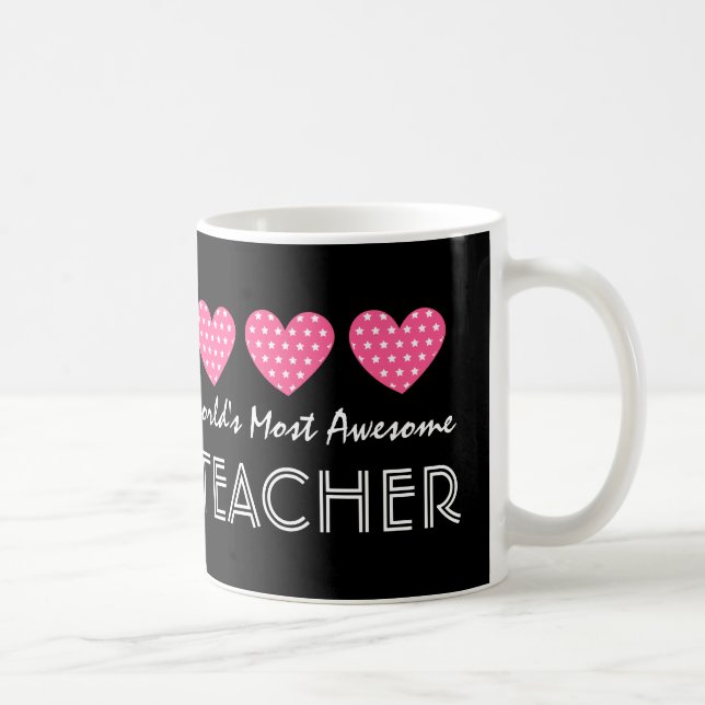 Mug Les coeurs V06 du PROFESSEUR les plus (Droite)