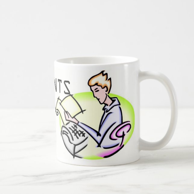 Mug Les COMPTABLES le font sans perdre leur équilibre (Droite)