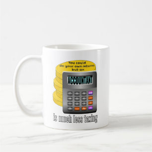 Mug Les comptables sont moins imposants