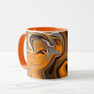 Mug Les courants chauds de l'expression Abstraite