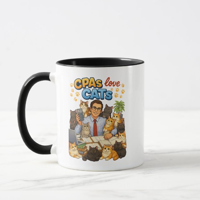 Mug Les CPA aiment les chats (Gauche)