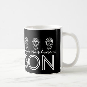 Mug Les crânes V04 de zèbre du FILS les plus