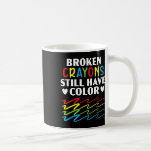 Mug Les crayons cassés ont encore de la couleur Sensib