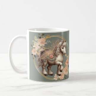 Mug Les délicieuses floraisons de vintage Pony