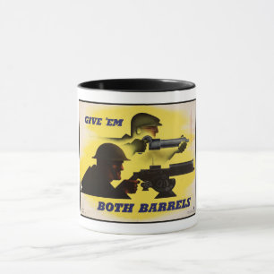 Mug Les deux fûts, militaire et industriel, effort de 