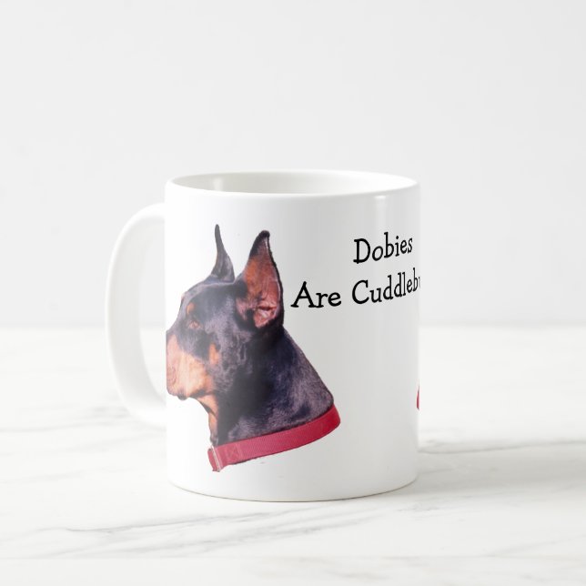 Mug Les Dobies Sont Des Bébés Doberman (Devant gauche)