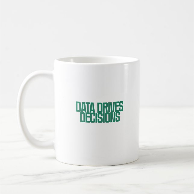 Mug Les données déterminent les décisions | Expert en  (Gauche)