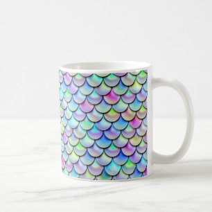 Mug Les échelles de sirènes de la bulle arc-en-ciel 