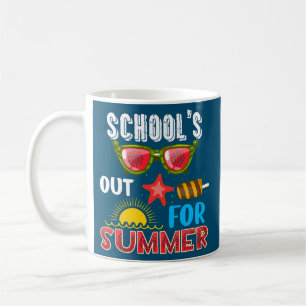 Mug les écoles hors été dernière journée d'école ensei