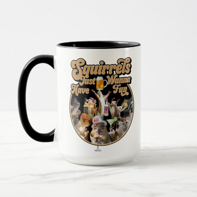 Mug Les Écureuils Veux Juste S'Amuser (Gauche)