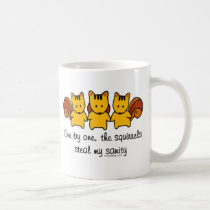 Mug Les écureuils volent ma santé mentale
