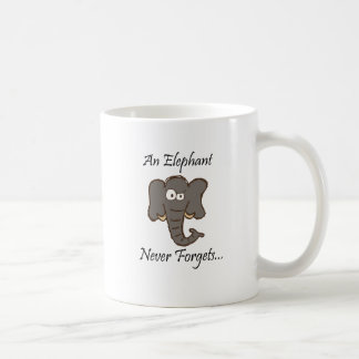 Mug Les éléphants n'oublient jamais