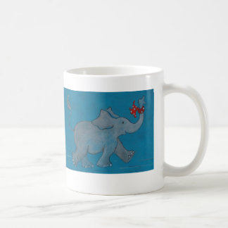 Mug Les éléphants n'oublient jamais (la turquoise)