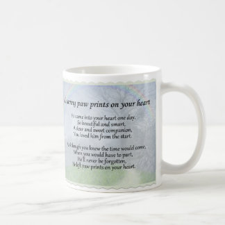 Mug Les empreintes de pattes sur votre coeur choient