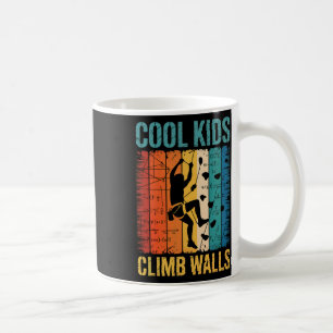Mug Les enfants cool escaladent les murs Rock Climbing