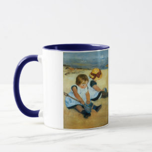 Mug Les enfants de Mary Cassatt sur la plage (1884)