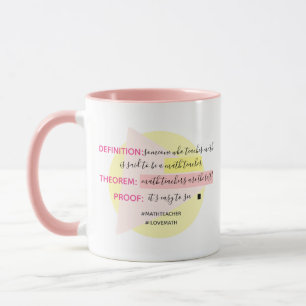 Mug Les Enseignants En Mathématiques Sont Les Meilleu