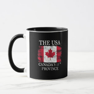Mug Les États-Unis, la 11e province du Canada Canada A