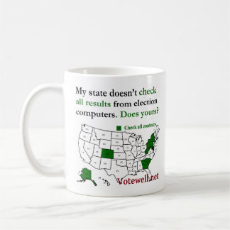 Mug Les États vérifient tous les résultats des électio