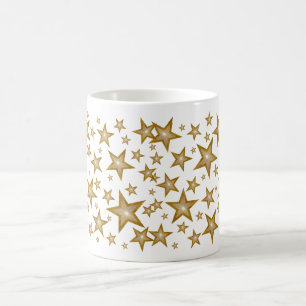 Mug Les étoiles d'or sont blanches
