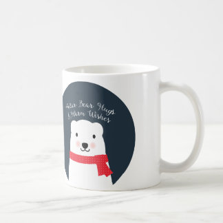 Mug Les étreintes d'ours blanc et chauffent des