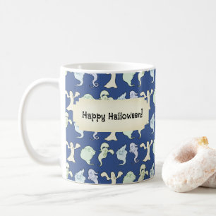 Mug Les fantômes Hantés Halloween Pixel Motif d'art