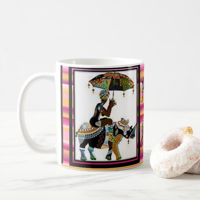 Mug Les femmes africaines en herbe (Avec donut)