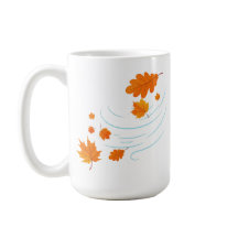 Les feuilles d'automne dans le vent : Design éléga