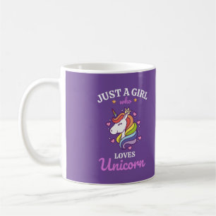 Mug Les filles aiment le club de fans de Unicorn