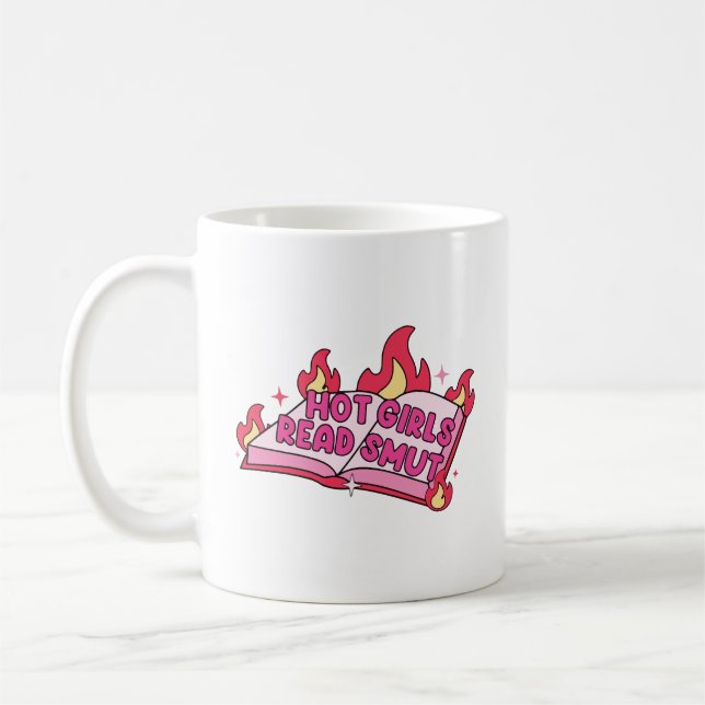 Mug Les filles chaudes lisent de la pornographie soft (Gauche)