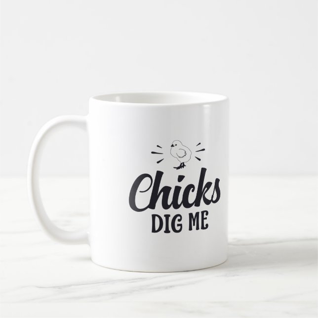 Mug Les filles me creusent (Gauche)
