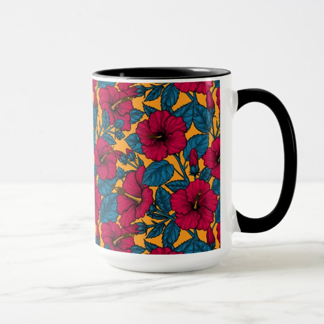Mug Les fleurs d'Hibiscus (Droite)
