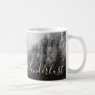 Mug Les forêts montagneuses noires et blanches,