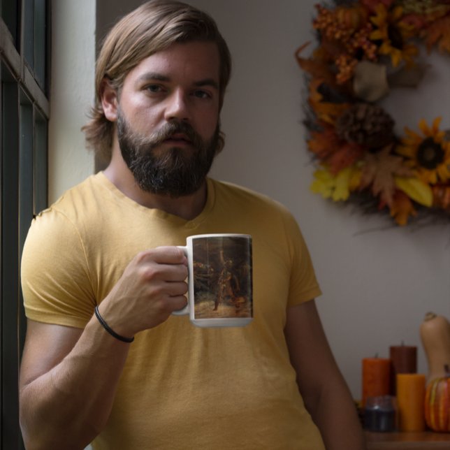 Mug Les funérailles d'un Frank Dicksee viking 1893 (Créateur téléchargé)