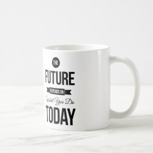 Mug Les futures citations inspirées blanches