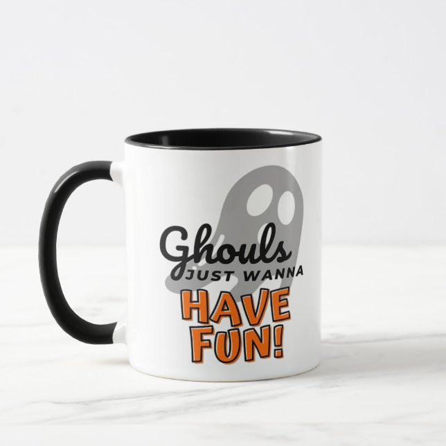 Mug Les Gâles Veux Juste S'Amuser (Gris) (Gauche)
