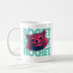 Mug Les Gardiens de la Galaxy Rocket Face Graphic