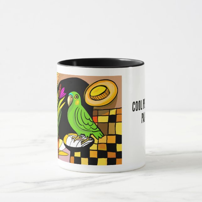 Mug Les gens cools ont des perroquets (Centre)